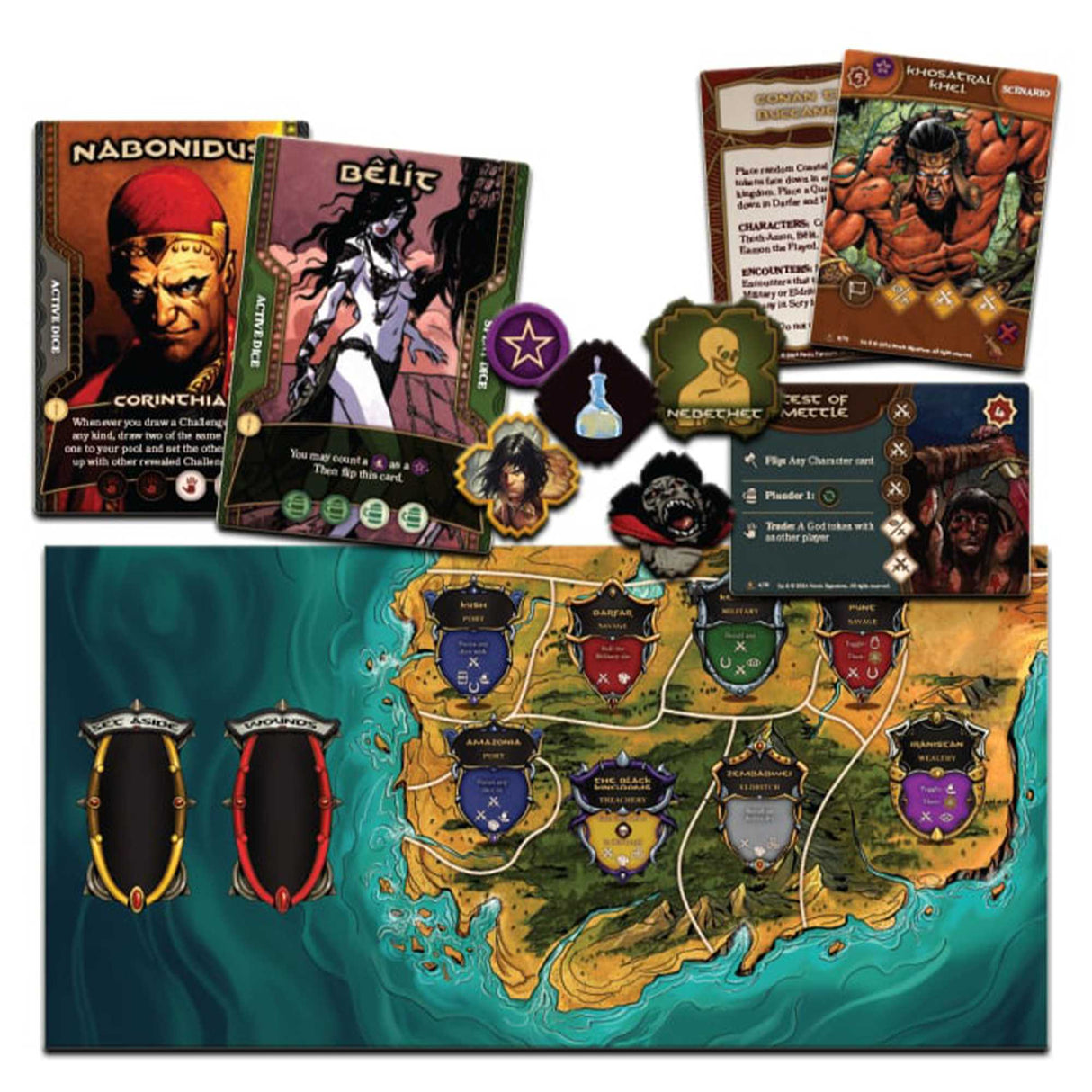 The Adventures of Conan: Queen Of The Black Coast & Nemedian Chronices Expansions