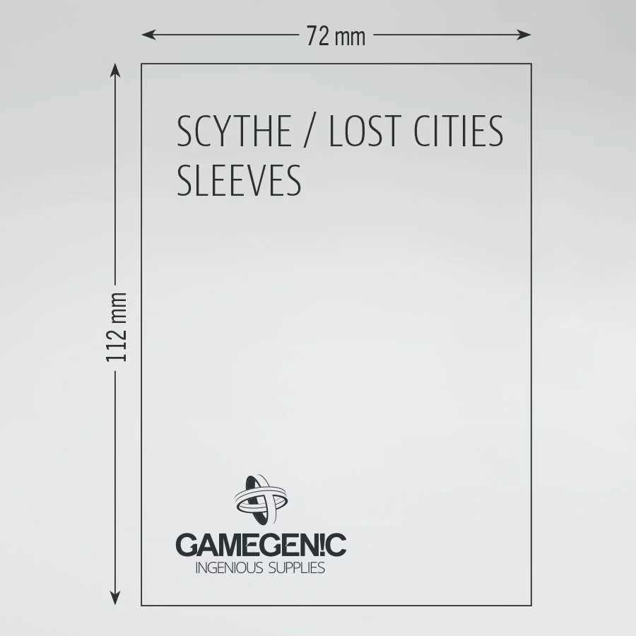 Gamegenic Board Game Sleeves Scythe Clear (100 ct.)