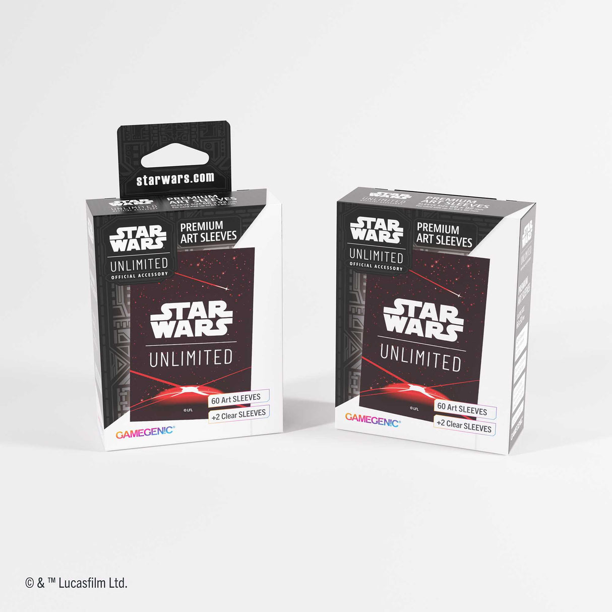 Gamegenic Star Wars: Unlimited Premium Art Sleeves - Card Back Red