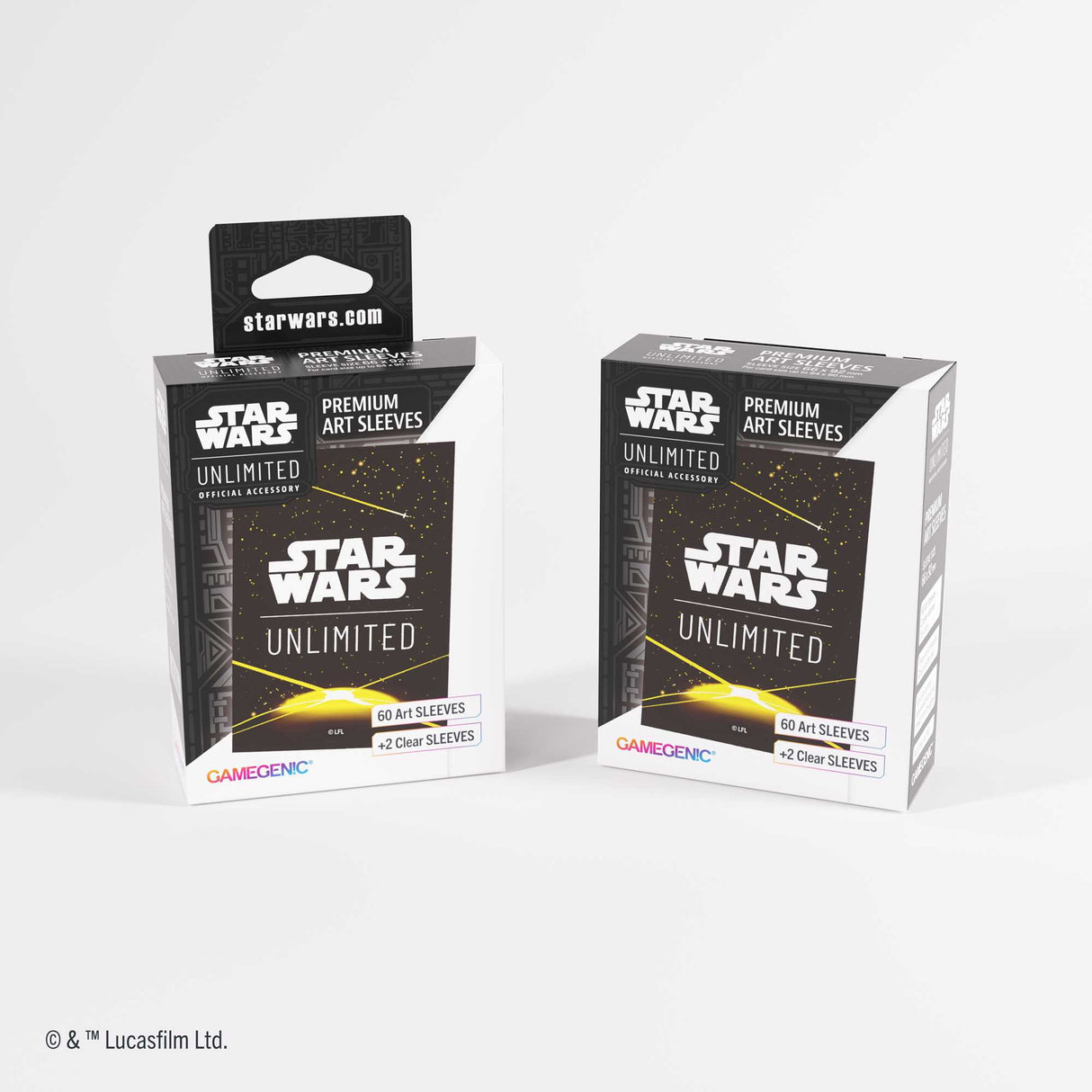 Gamegenic Star Wars: Unlimited Premium Art Sleeves - Card Back Yellow