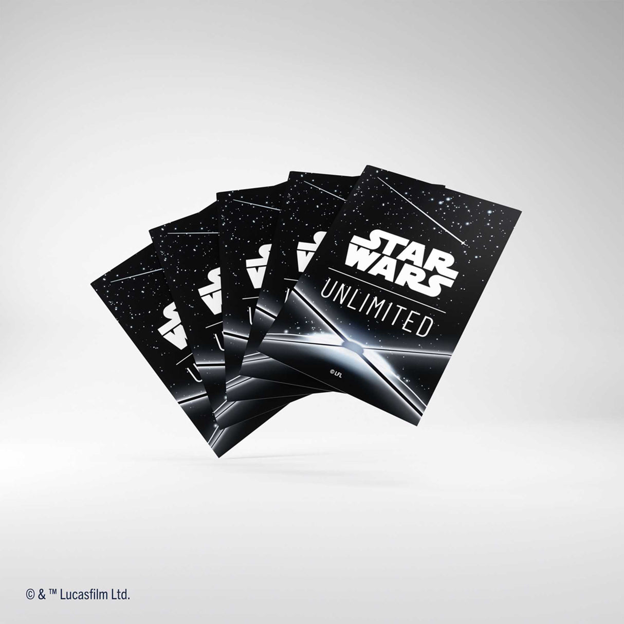 Gamegenic Star Wars: Unlimited Premium Art Sleeves - Card Back Black