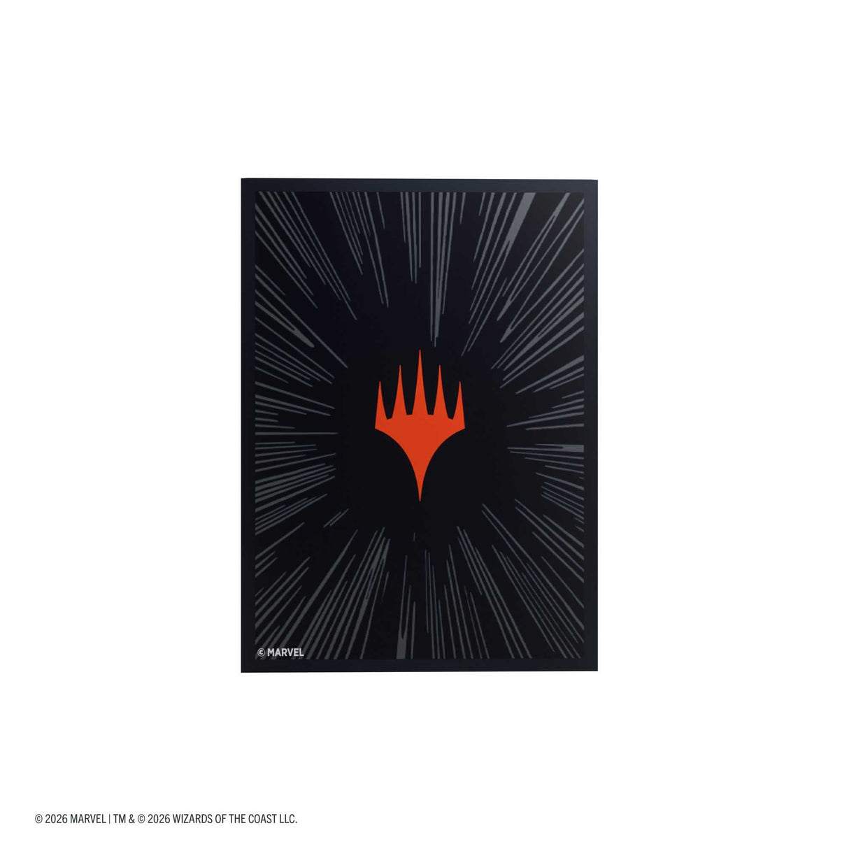 Gamegenic Magic: The Gathering Marvel Super Heroes Premium Double Sleeving Pack 100 - Comic Burst Black