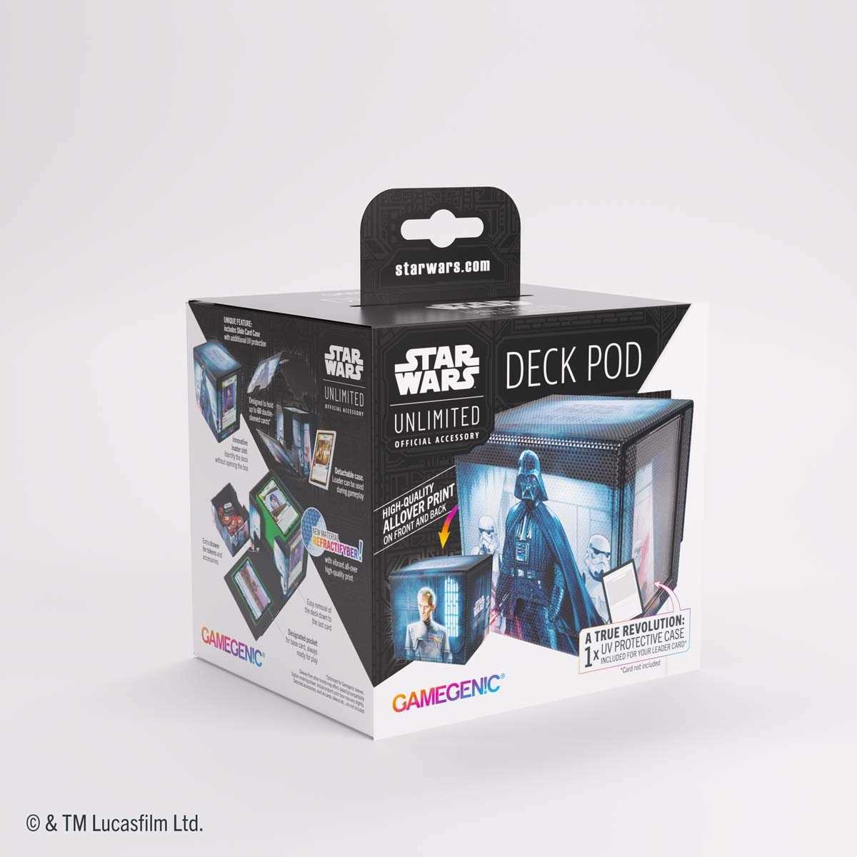 Gamegenic Star Wars: Unlimited Deck Pod - Darth Vader & Grand Moff Tarkin