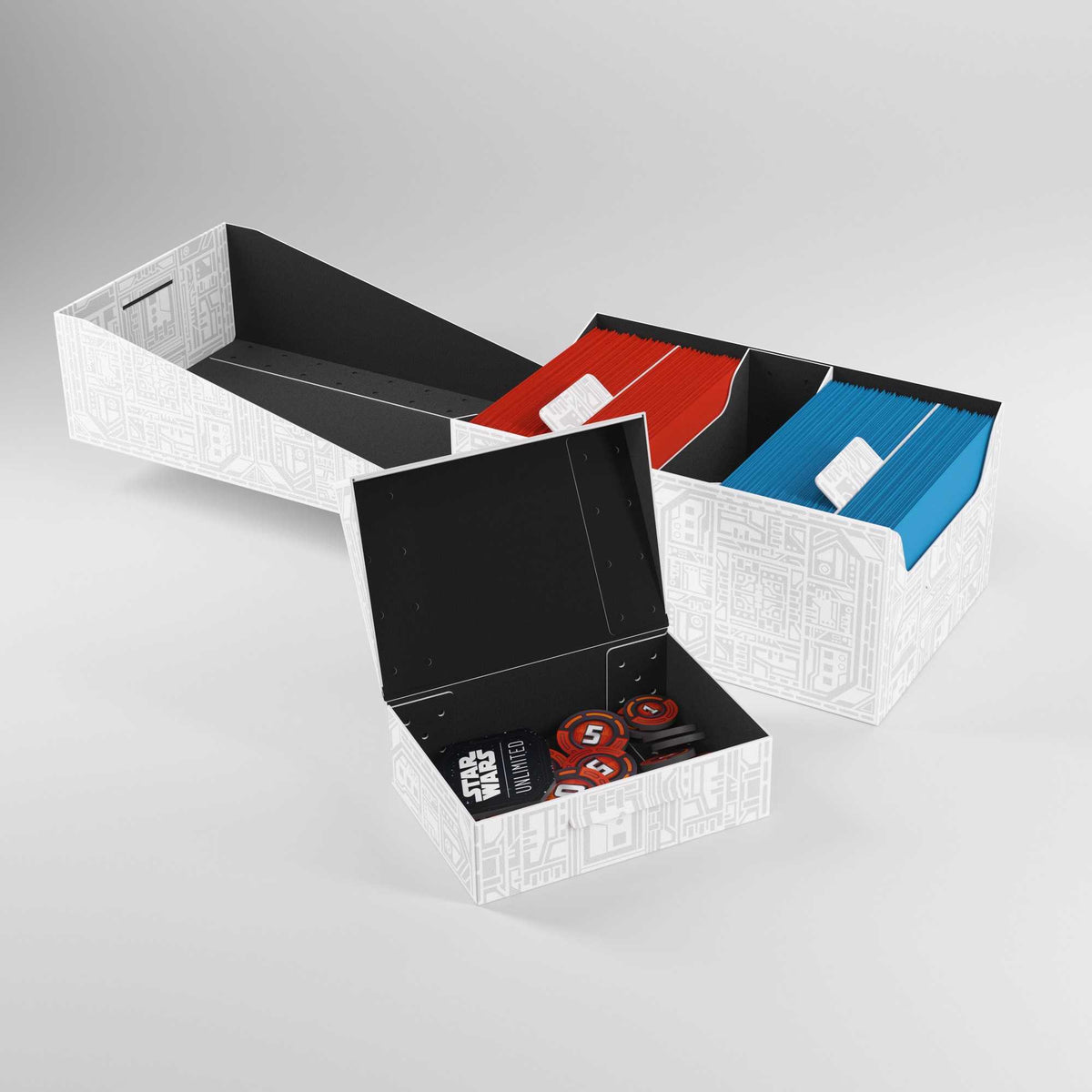 Gamegenic Star Wars: Unlimited Double Soft Crate - Unlimited Pattern White