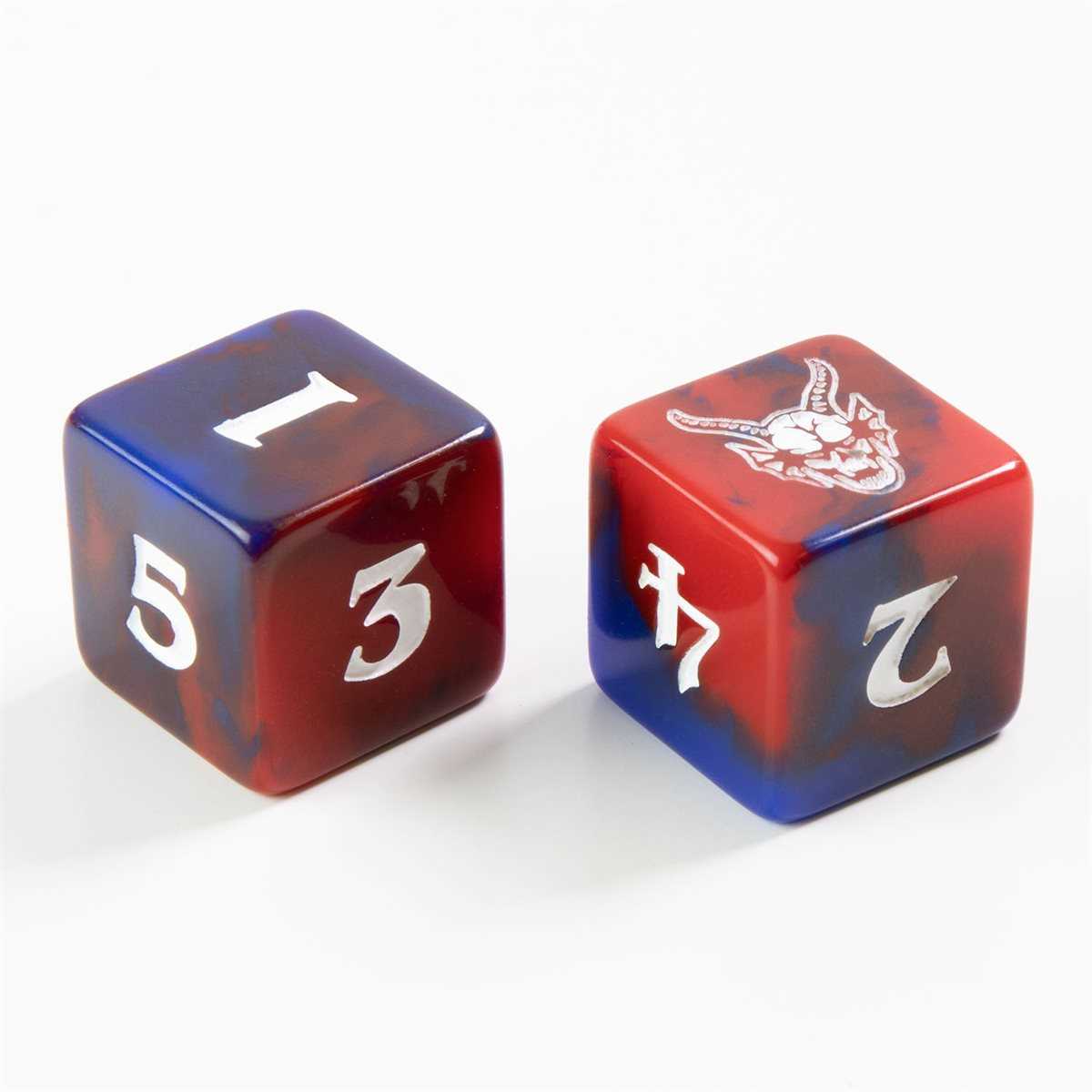 Gamegenic: Stranger Things - Hellfire Club D6 Dice Set (12x) - 16mm