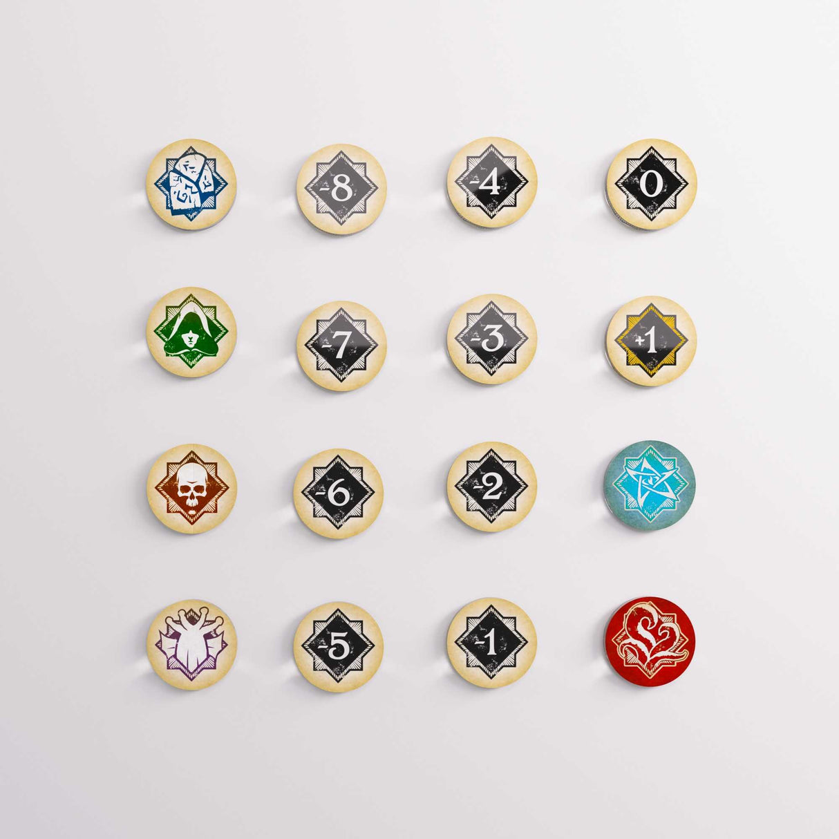 Gamegenic Arkham Horror: Chaos Tokens + Token Bag