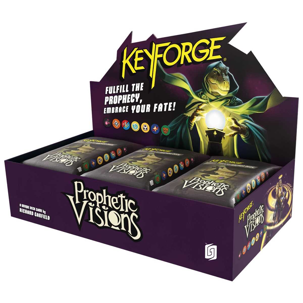 KeyForge: Prophetic Visions Archon Deck Display