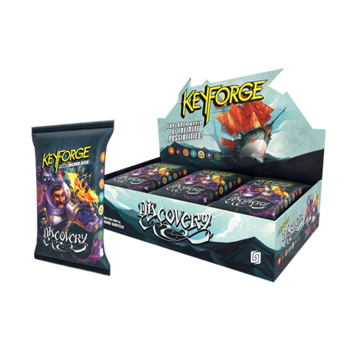 KeyForge: Discovery Archon Decks Display