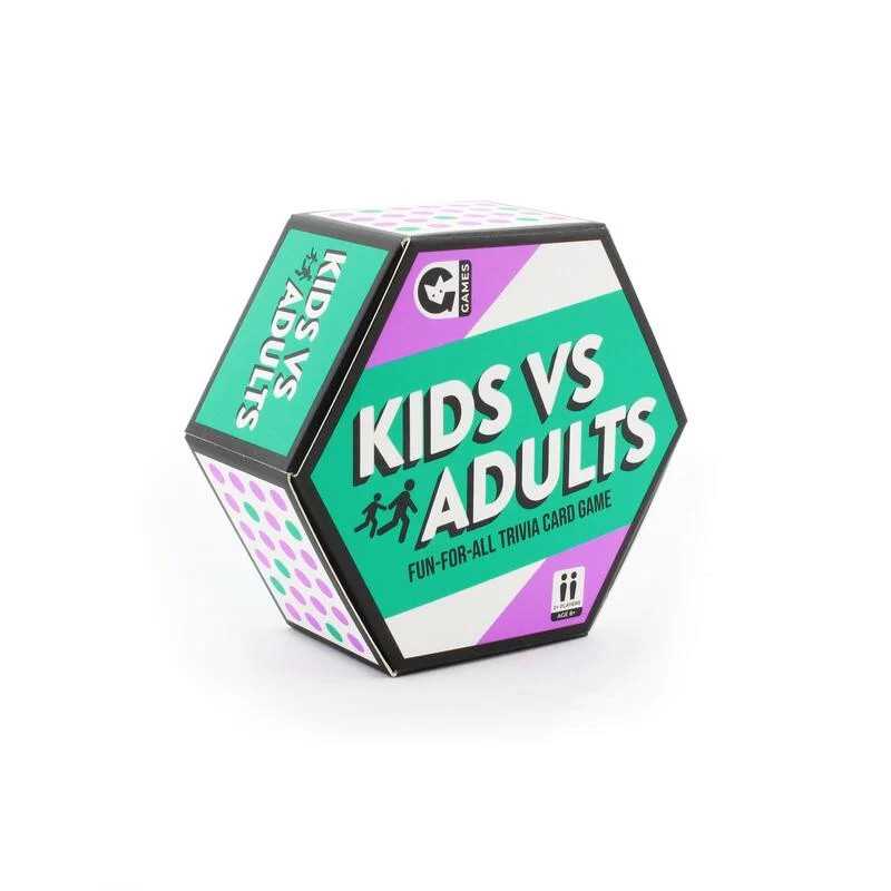 Hexagon: Family Card Game - Kids vs Adults
