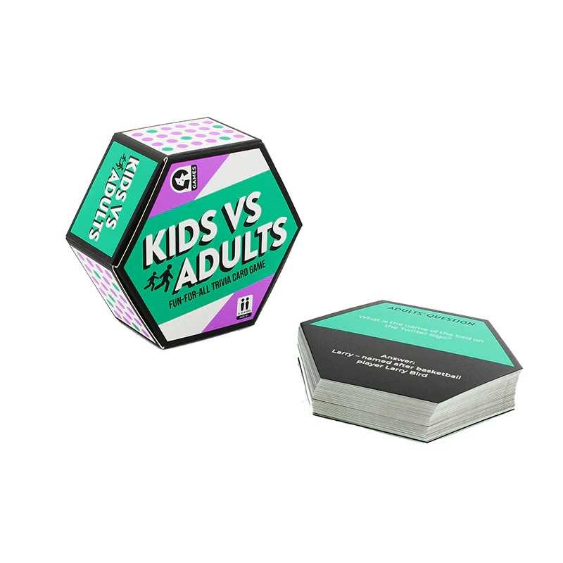Hexagon: Family Card Game - Kids vs Adults