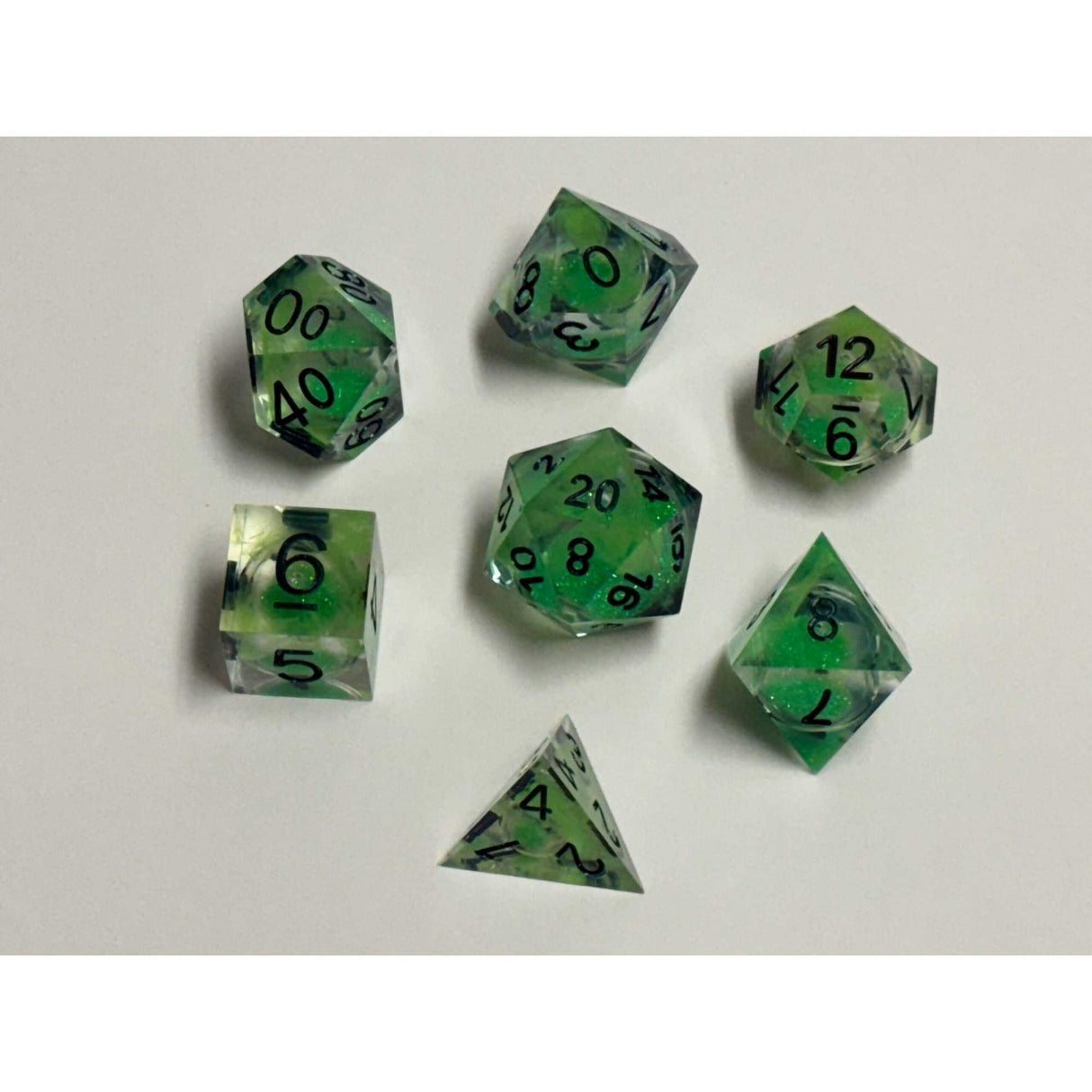 The Teenage Mutant Ninja Turtles RPG: Mutagen Green Dice Set