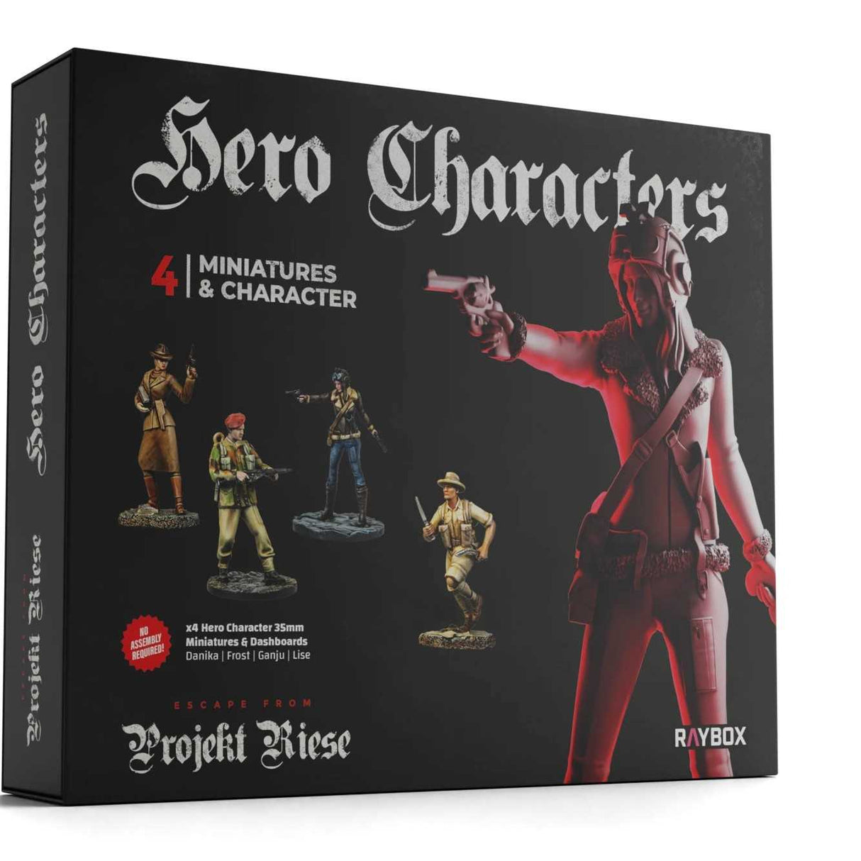 Escape from Projekt Riese: Hero Characters Miniatures Set