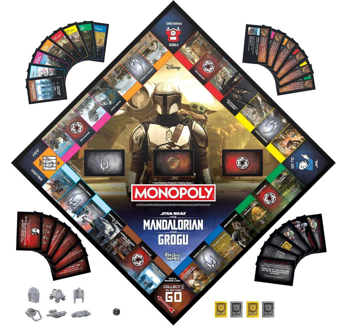 Monopoly Star Wars: The Mandalorian and Grogu