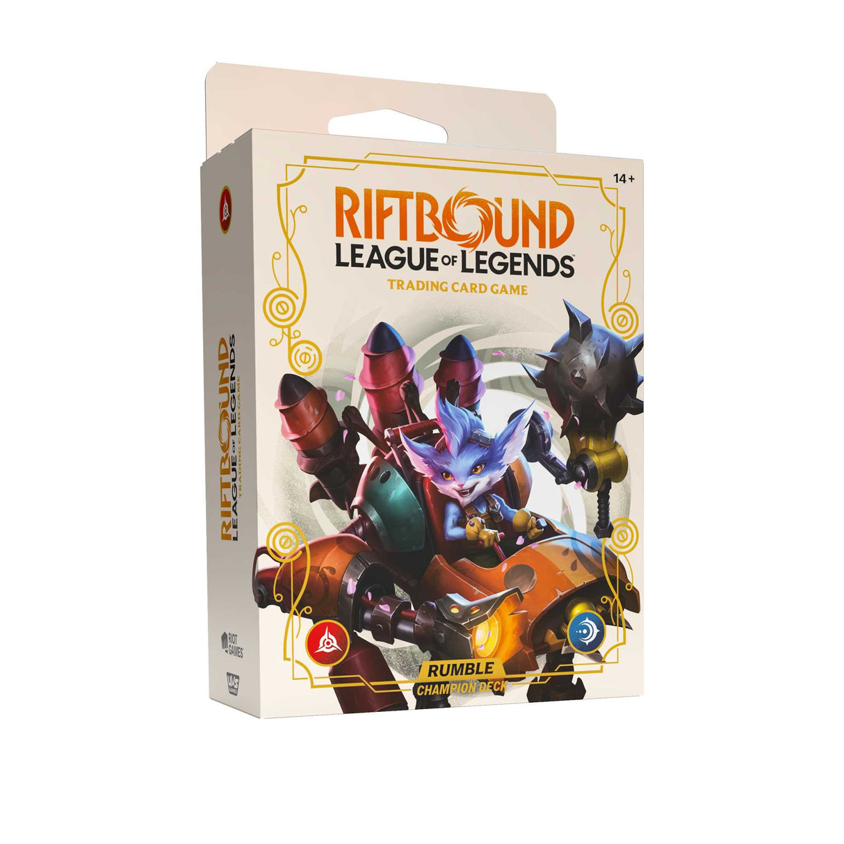 Riftbound: League of Legends Trading Card Game - Spiritforged Champion Deck - Rumble Display