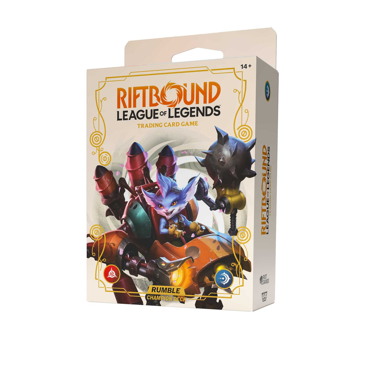 Riftbound: League of Legends Trading Card Game - Spiritforged Champion Deck - Rumble Display
