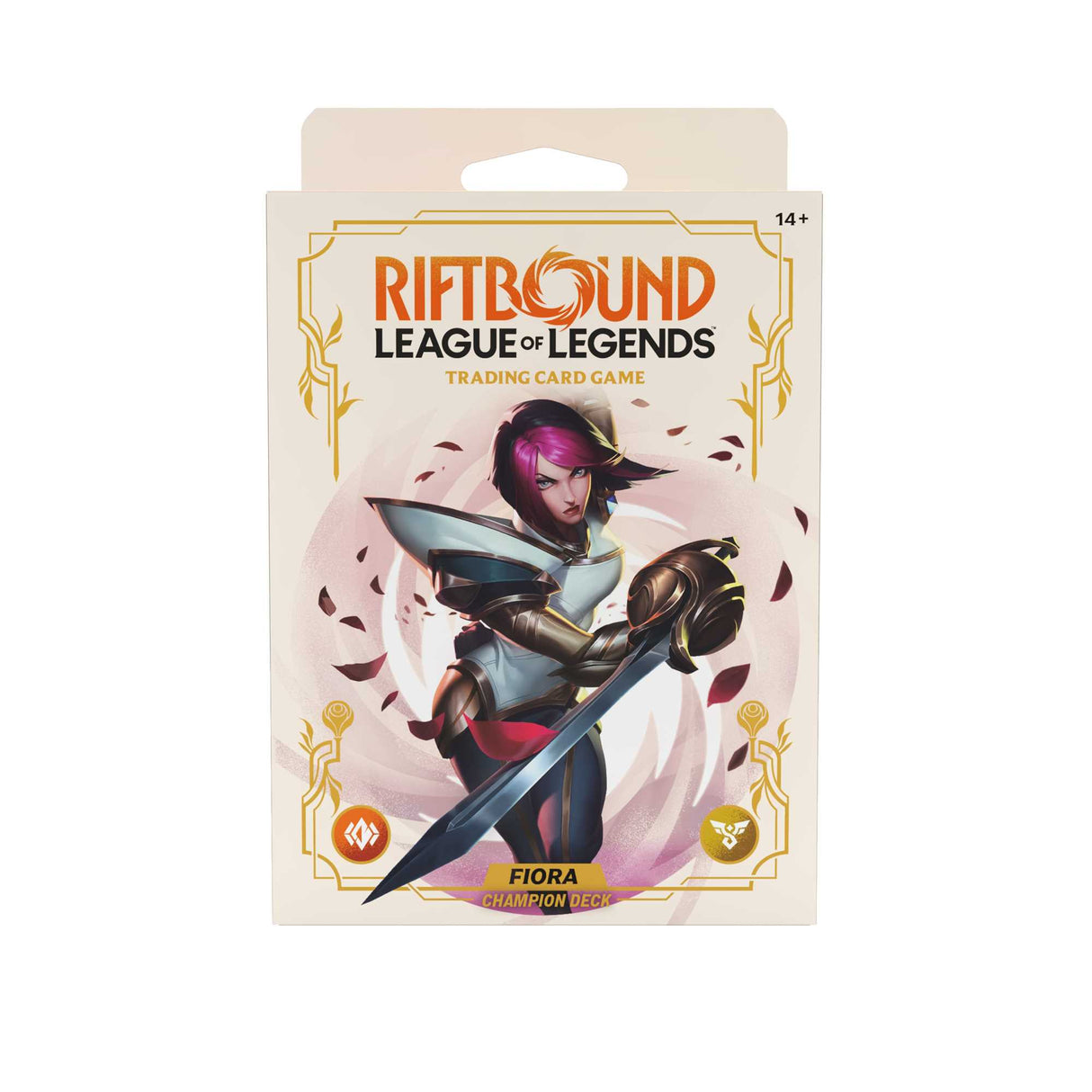 Riftbound: League of Legends Trading Card Game - Spiritforged Champion Deck - Fiora Display