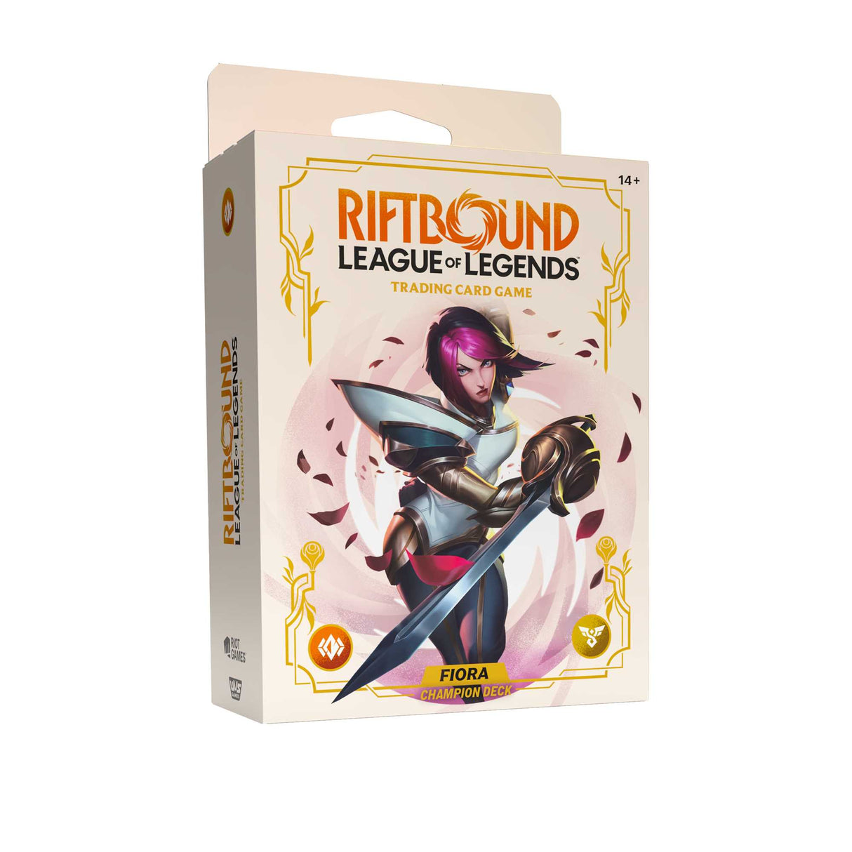 Riftbound: League of Legends Trading Card Game - Spiritforged Champion Deck - Fiora Display
