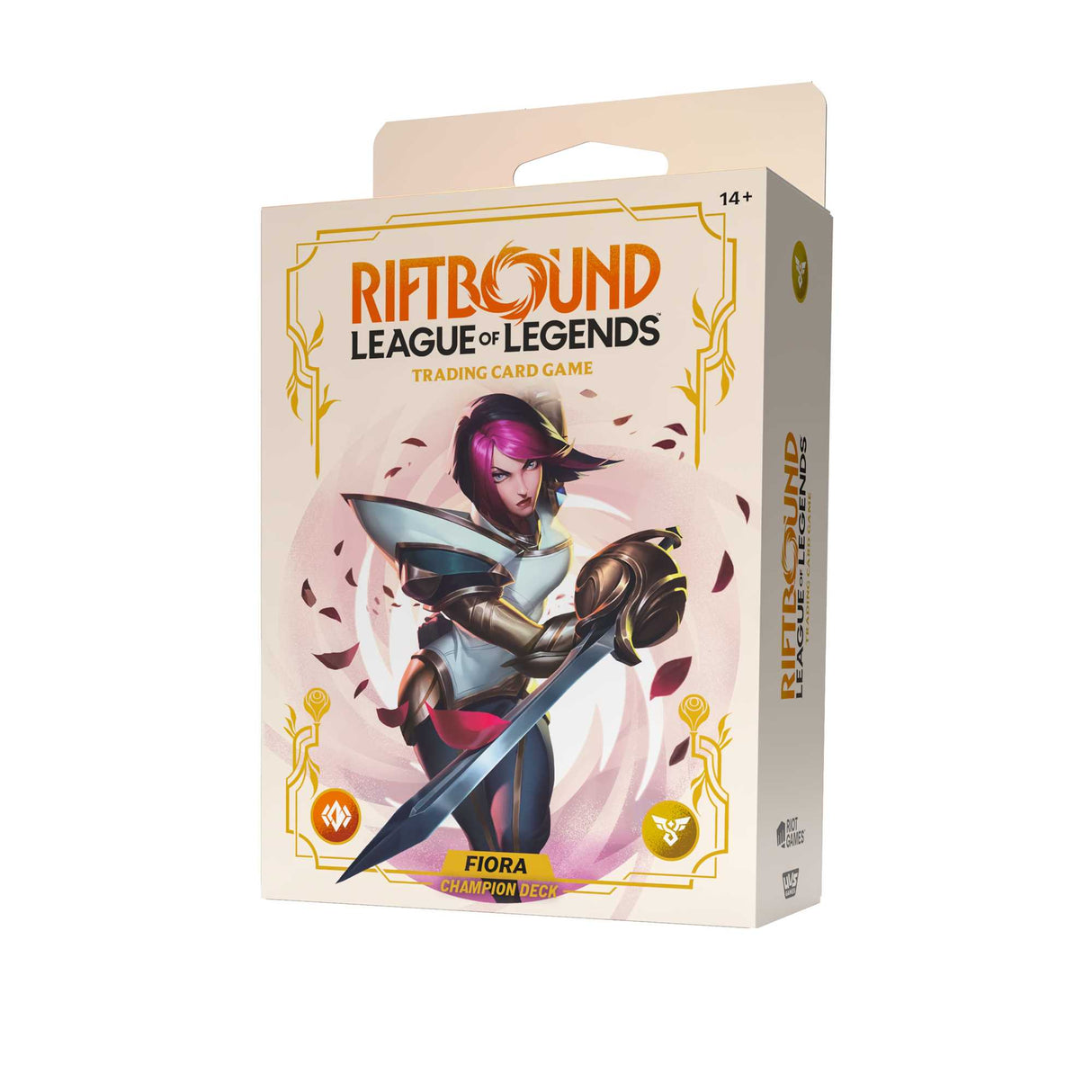 Riftbound: League of Legends Trading Card Game - Spiritforged Champion Deck - Fiora Display
