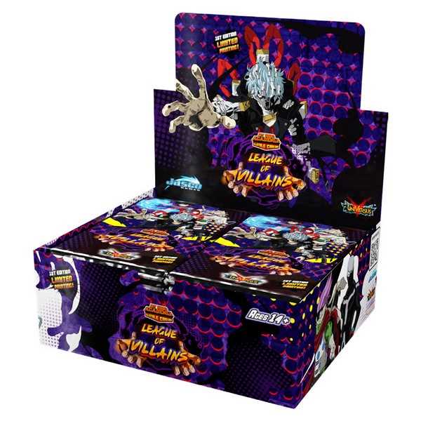 Universus: My Hero Academia CCG Series 4: League of Villains Booster Display