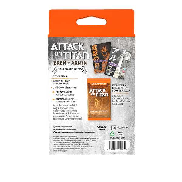 Universus: Attack on Titan: Battle for Humanity Challenger Series