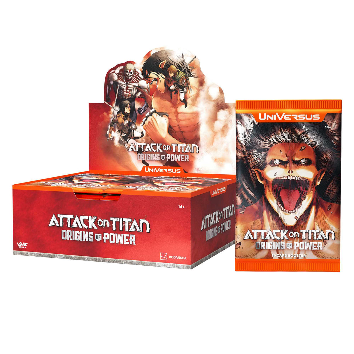 Universus: Attack on Titan: Origins of Power Booster Display