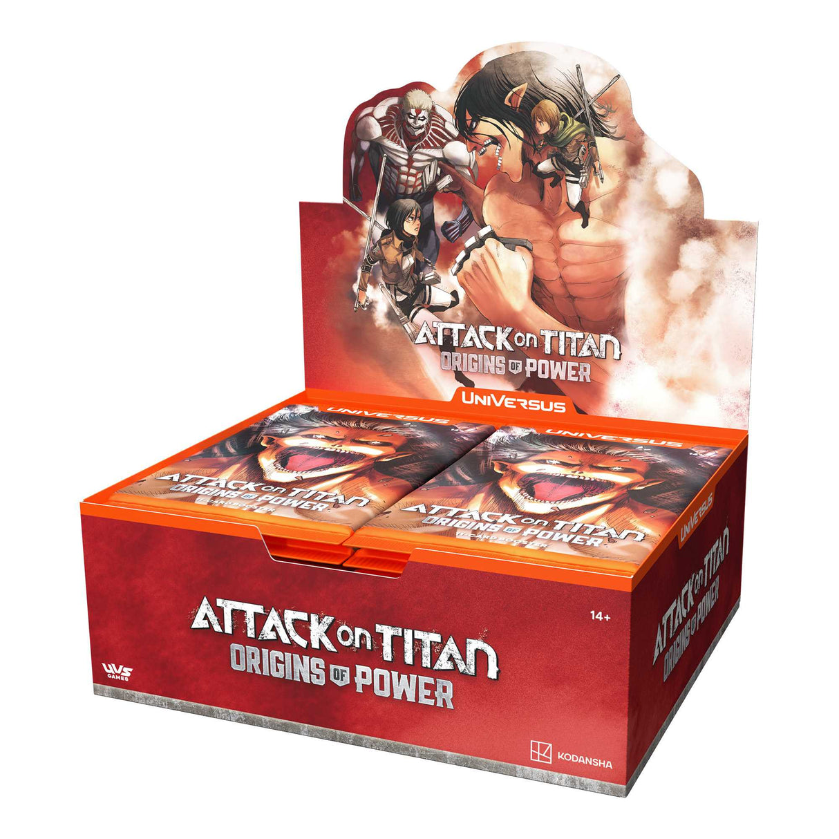 Universus: Attack on Titan: Origins of Power Booster Display