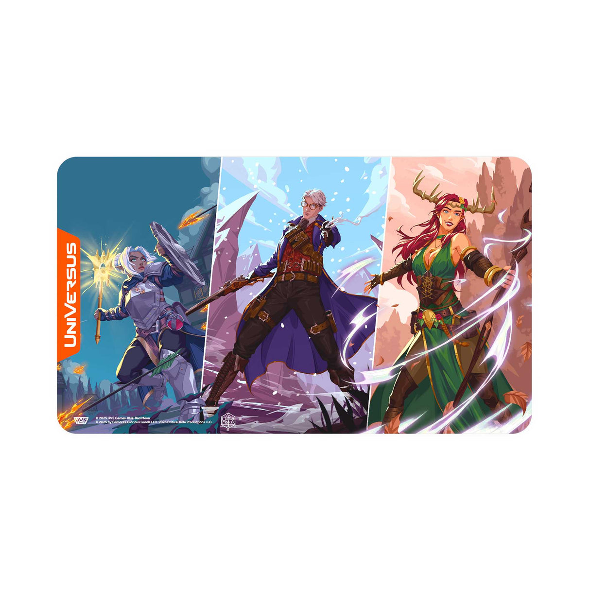 Universus: Critical Role: Heroes of Exandria Pike, Percival, and Keyleth - Playmat