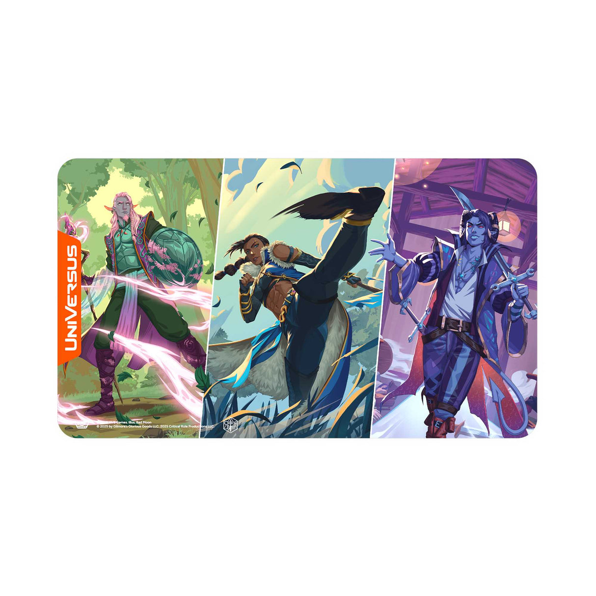 Universus: Critical Role: Heroes of Exandria Caduceus, Beauregard, and Mollymauk - Playmat