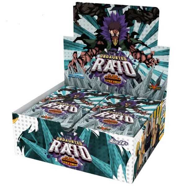 Universus: My Hero Academia CCG Series 5: Undaunted Raid Booster Display