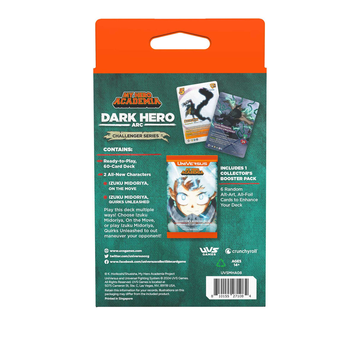 Universus: My Hero Academia: Dark Hero Arc Challenger Series Display