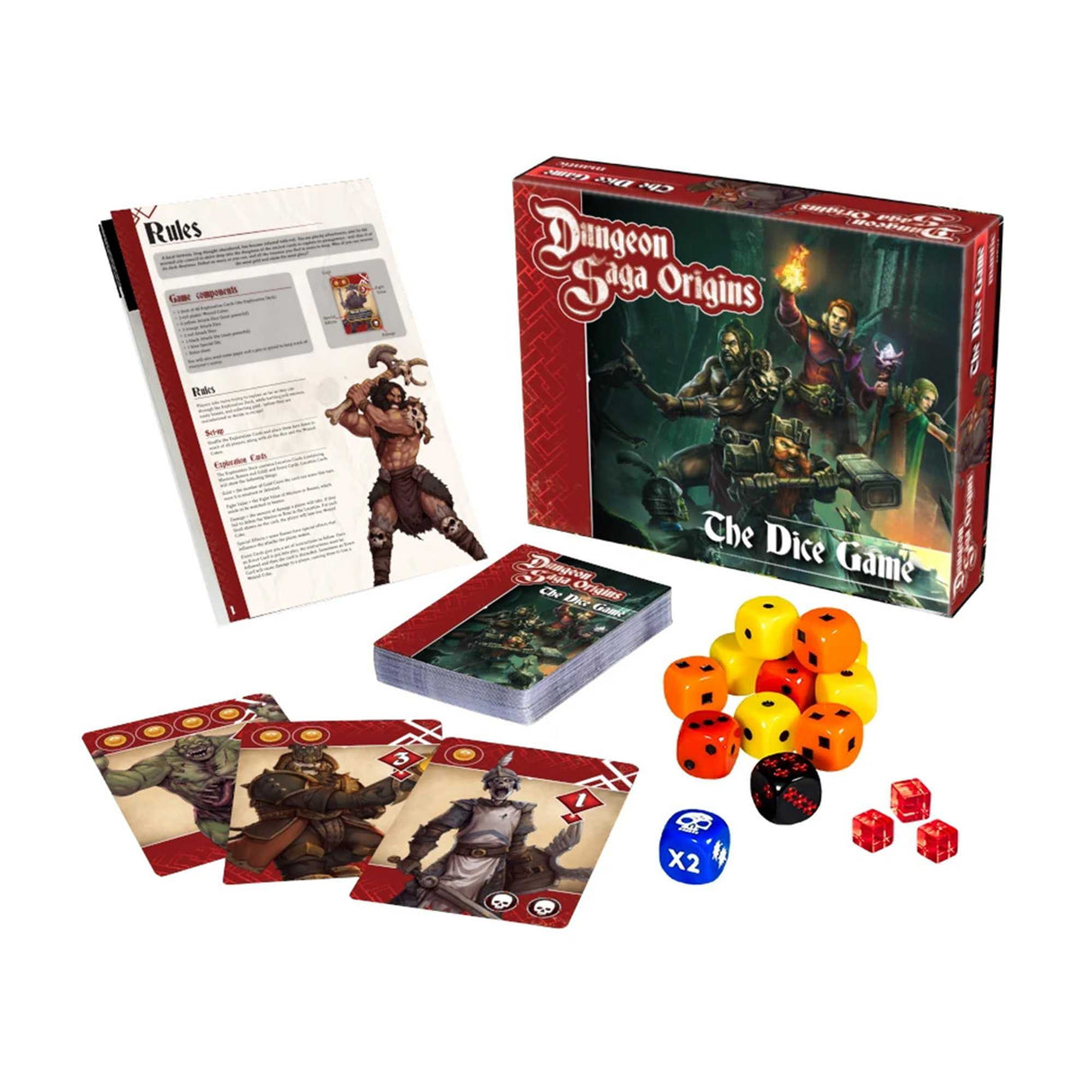 Dungeon Saga Origins The Dice Game