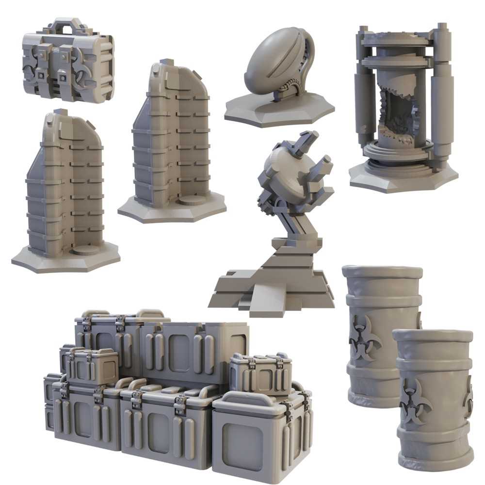 TerrainCrate: Sci-fi Objectives