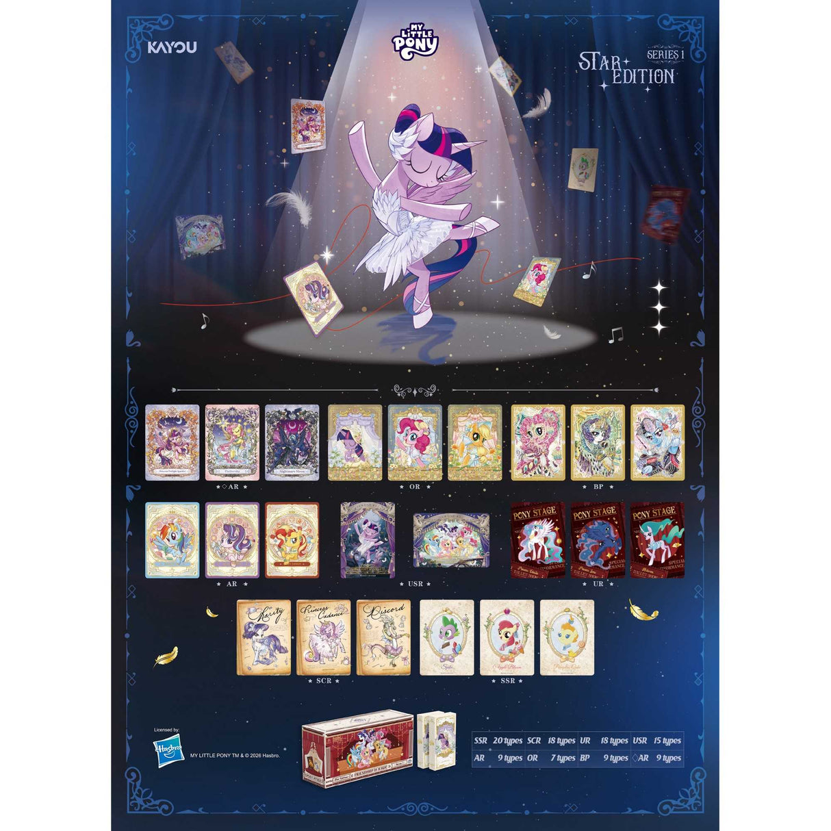 My Little Pony-Friendship Eternal Cards-Star Edition CDU -001A-EMEA