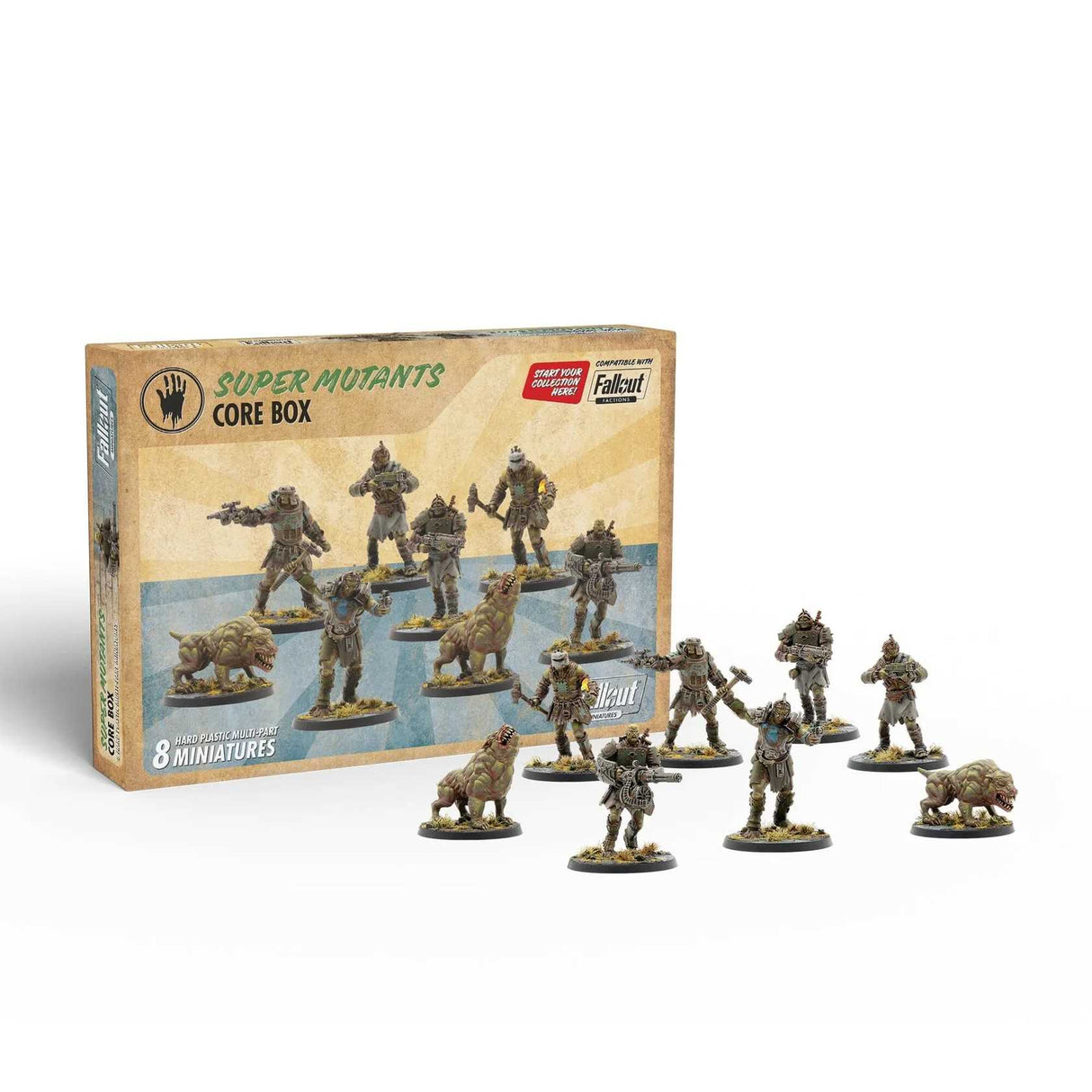 Fallout Miniatures: Super Mutant Core Box (Plastic)
