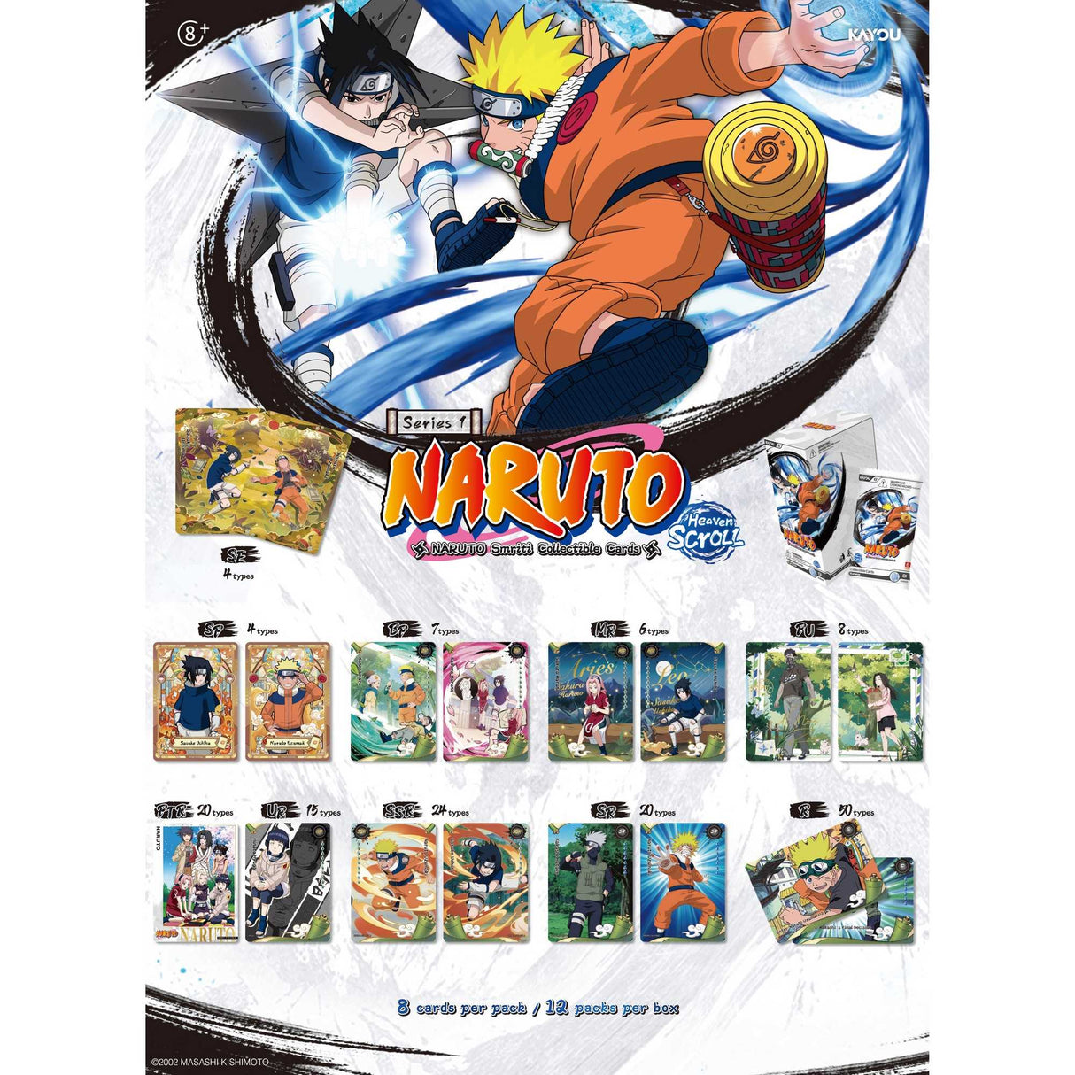 NARUTO-Smriti Collectible Card-Heaven Scroll-001B-EMEA