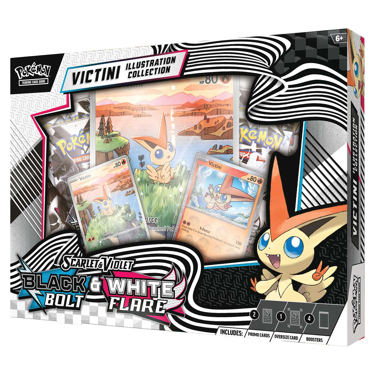 Pokémon TCG: Scarlet & Violet 10.5 - Black Bolt & White Flare Unova Victini Illustration Collection