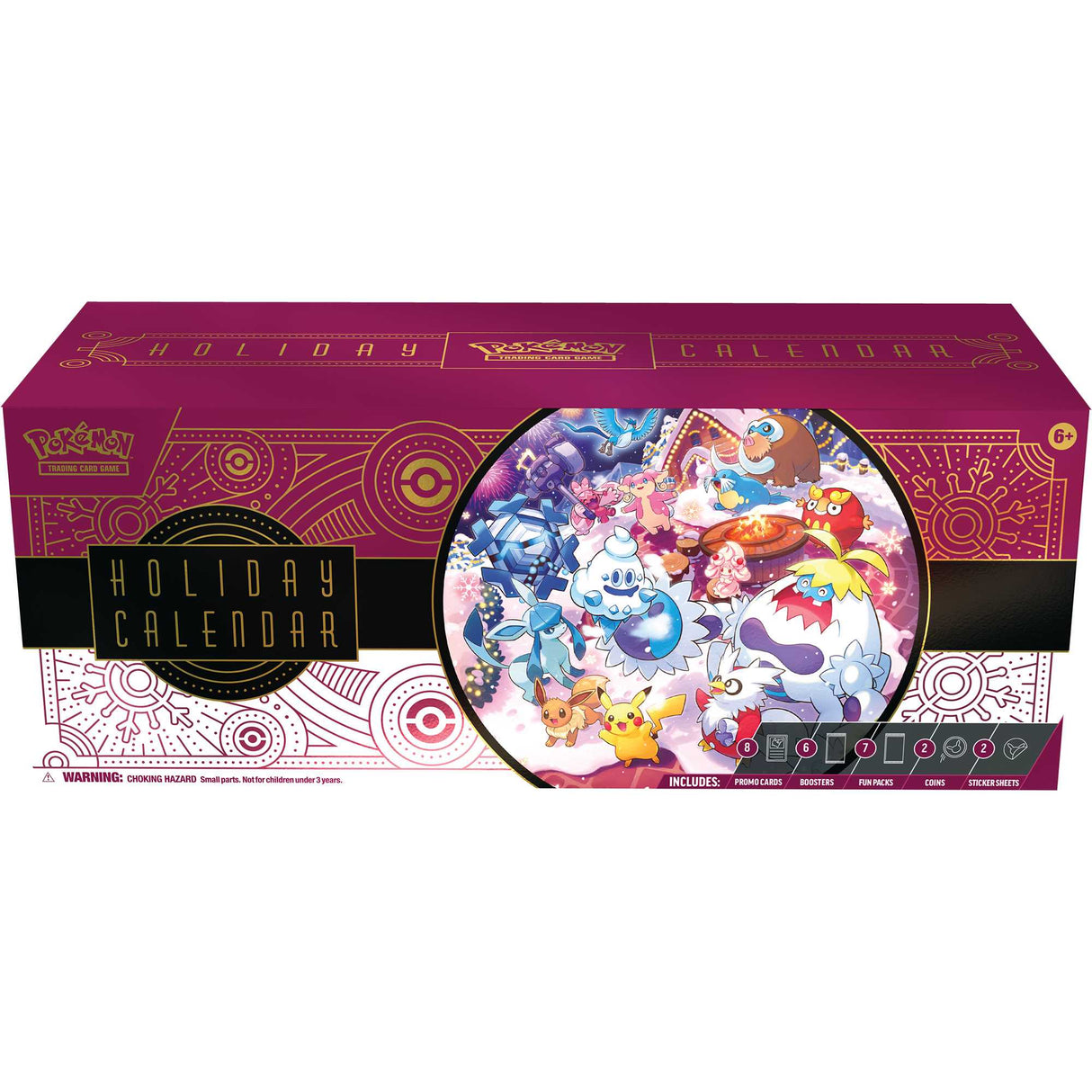 Pokémon TCG: Holiday Calendar 2025 (Case of 6)
