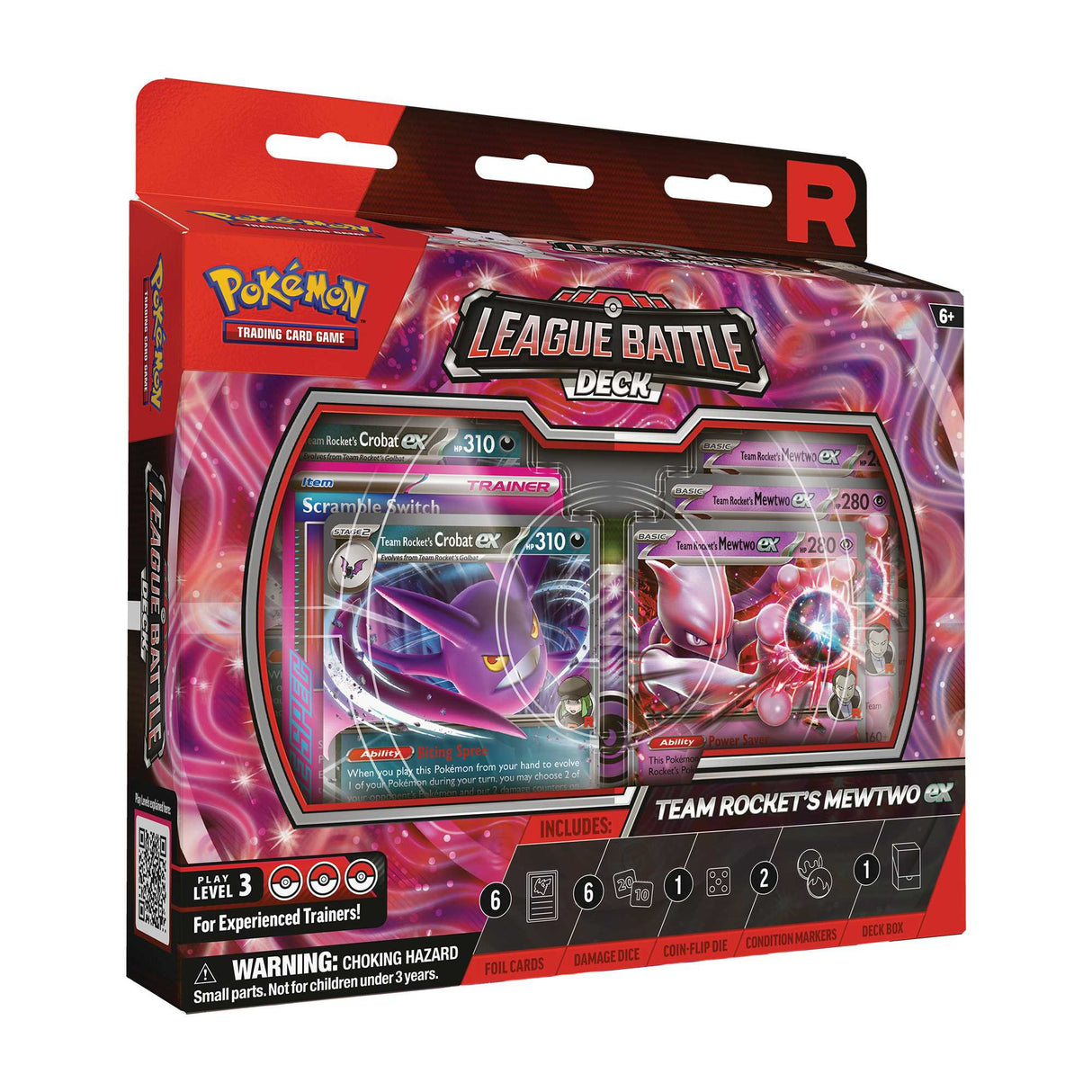 Pokémon TCG: Team Rocket's Mewtwo ex League Battle Decks - Case of 6