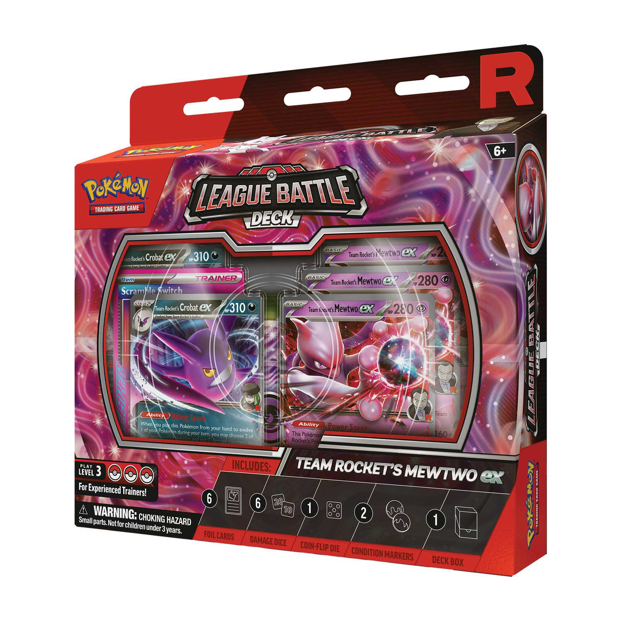 Pokémon TCG: Team Rocket's Mewtwo ex League Battle Decks - Case of 6