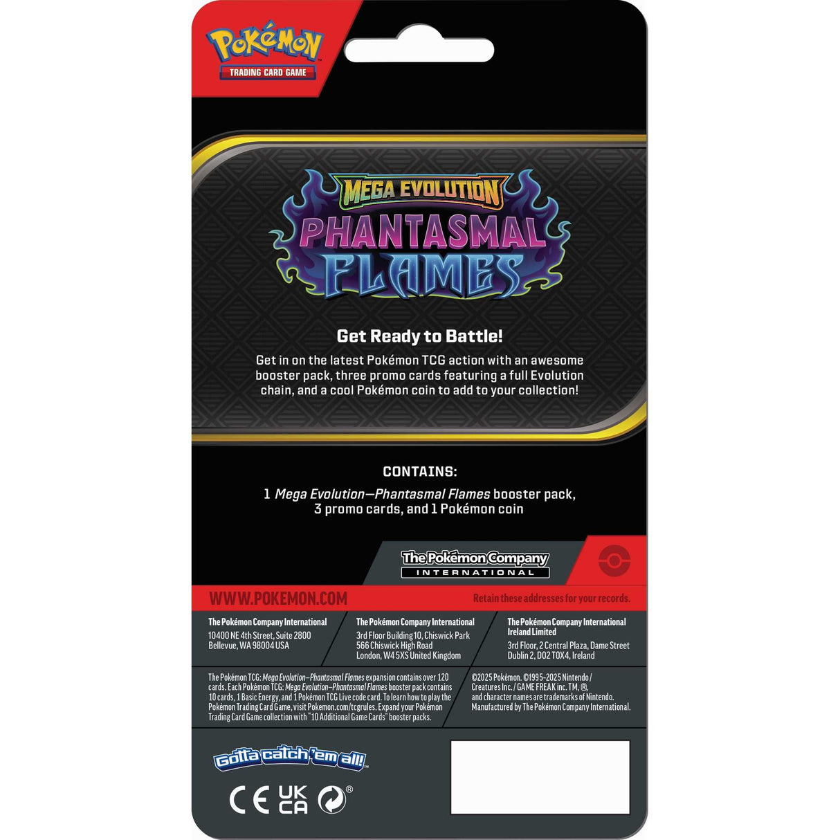 Pokémon TCG: Mega Evolution Phantasmal Flames - Premium Checklane CDU