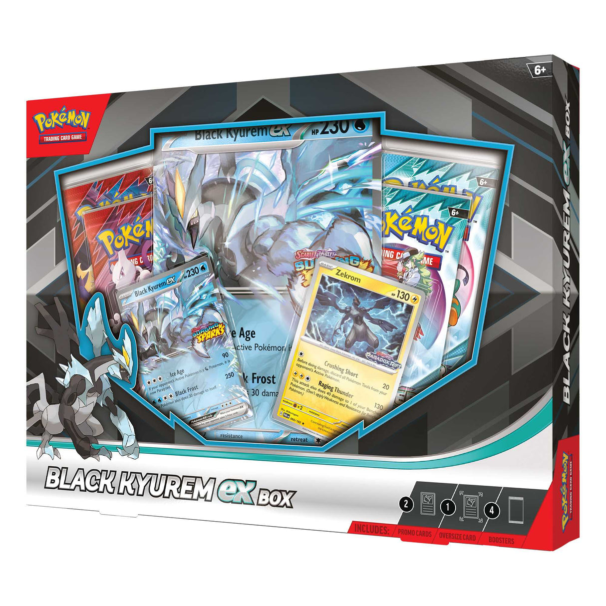 Pokémon TCG: Black Kyurem Ex Box Case of 6 (H&I Exclusive)