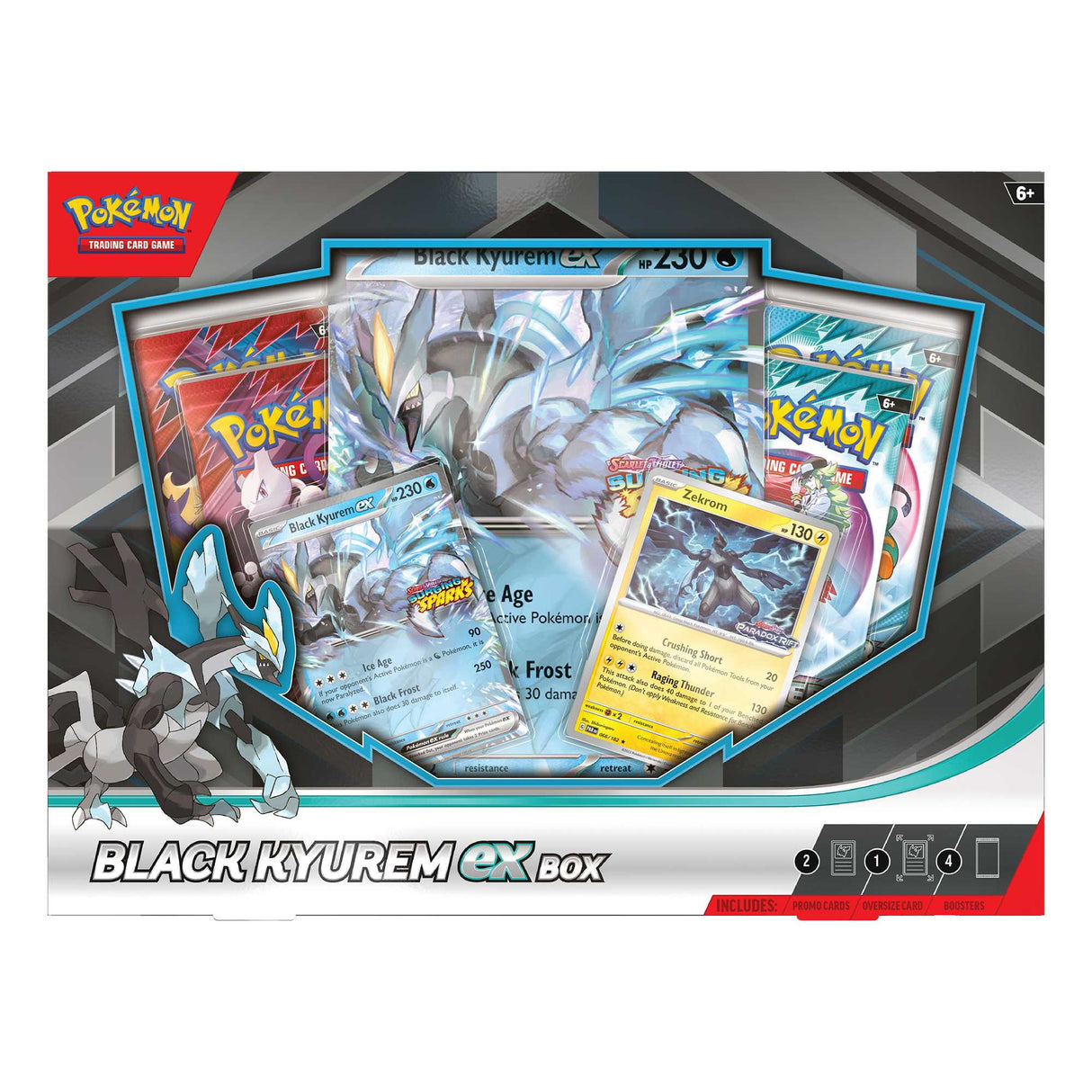 Pokémon TCG: Black Kyurem Ex Box Case of 6 (H&I Exclusive)