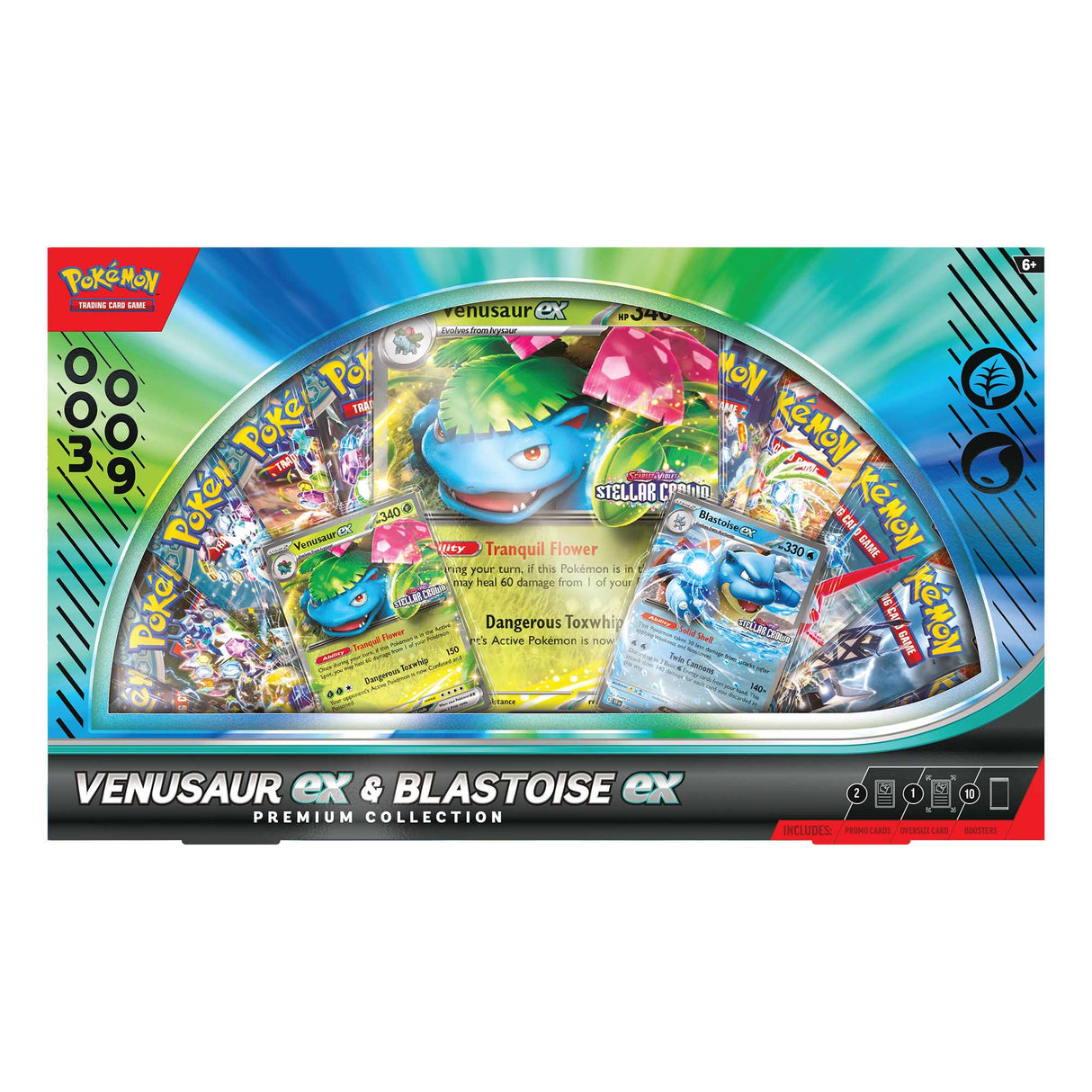 Pokémon TCG: Venusaur /Blastoise ex Premium Collection Case of 6 (H&I exclusive)