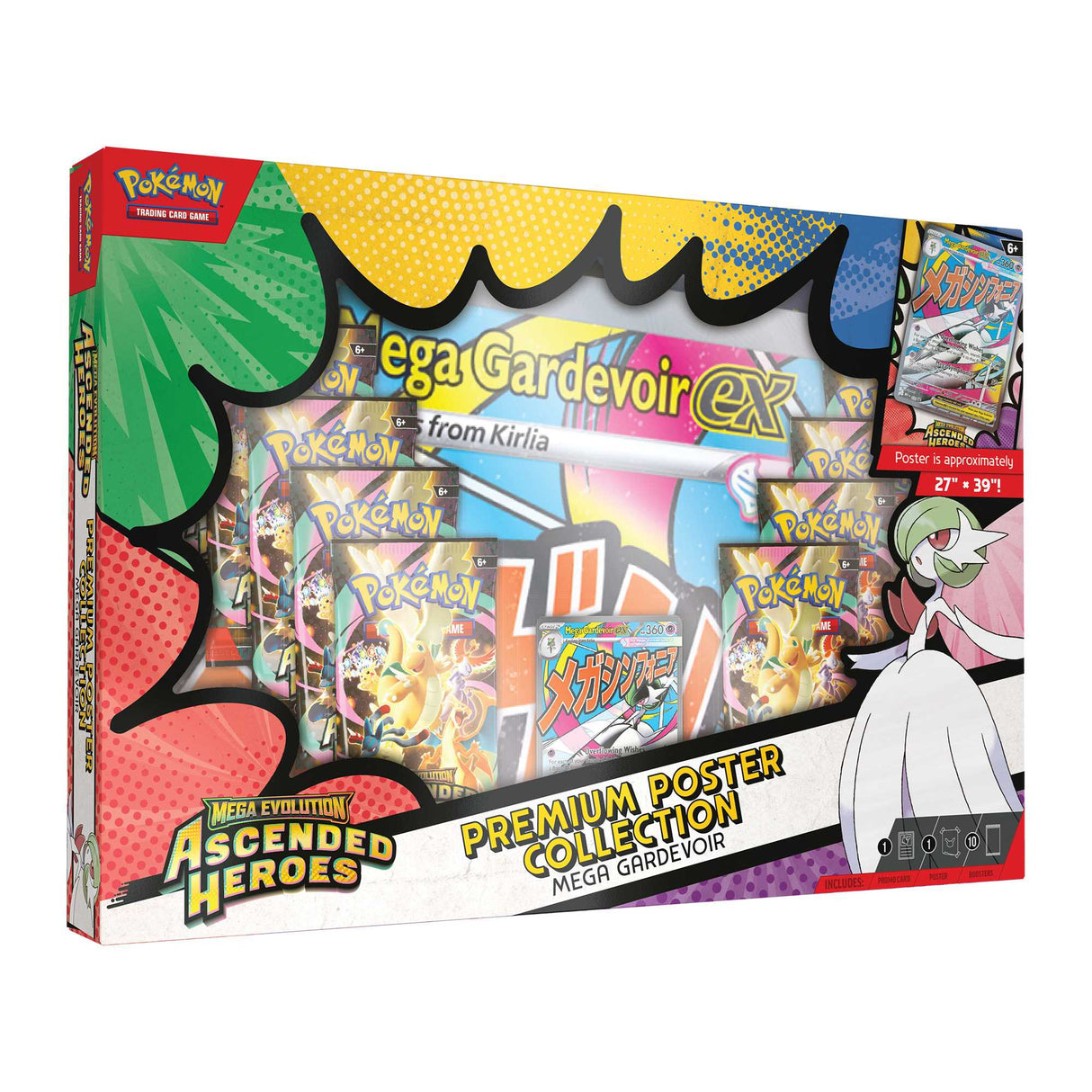 Pokémon TCG: Mega Evolution Ascended Heroes - Premium Poster Collection - Assortment (Case of 6)