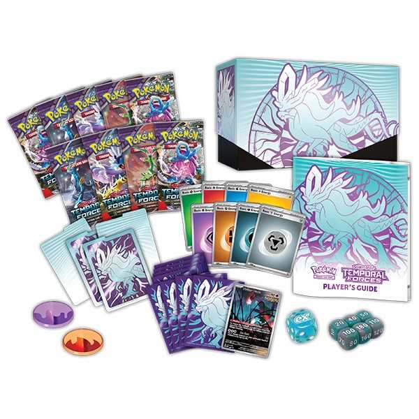 Pokémon TCG: Scarlet & Violet 5 - Temporal Forces - Elite Trainer Box: Walking Wake and Iron Leaves CASE of 10