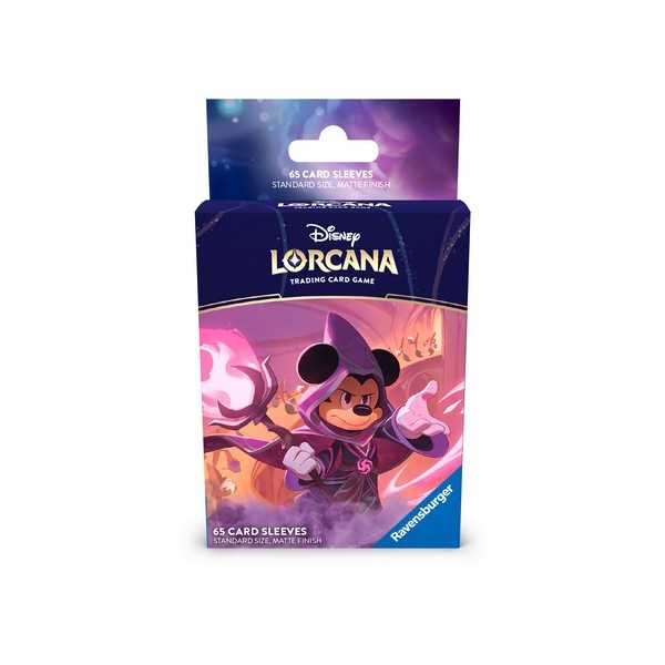 Disney Lorcana Trading Card Game - Card Sleeve Pack Mickey Mouse - Set 8 (65 ctn.)