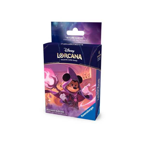 Disney Lorcana Trading Card Game - Card Sleeve Pack Mickey Mouse - Set 8 (65 ctn.)