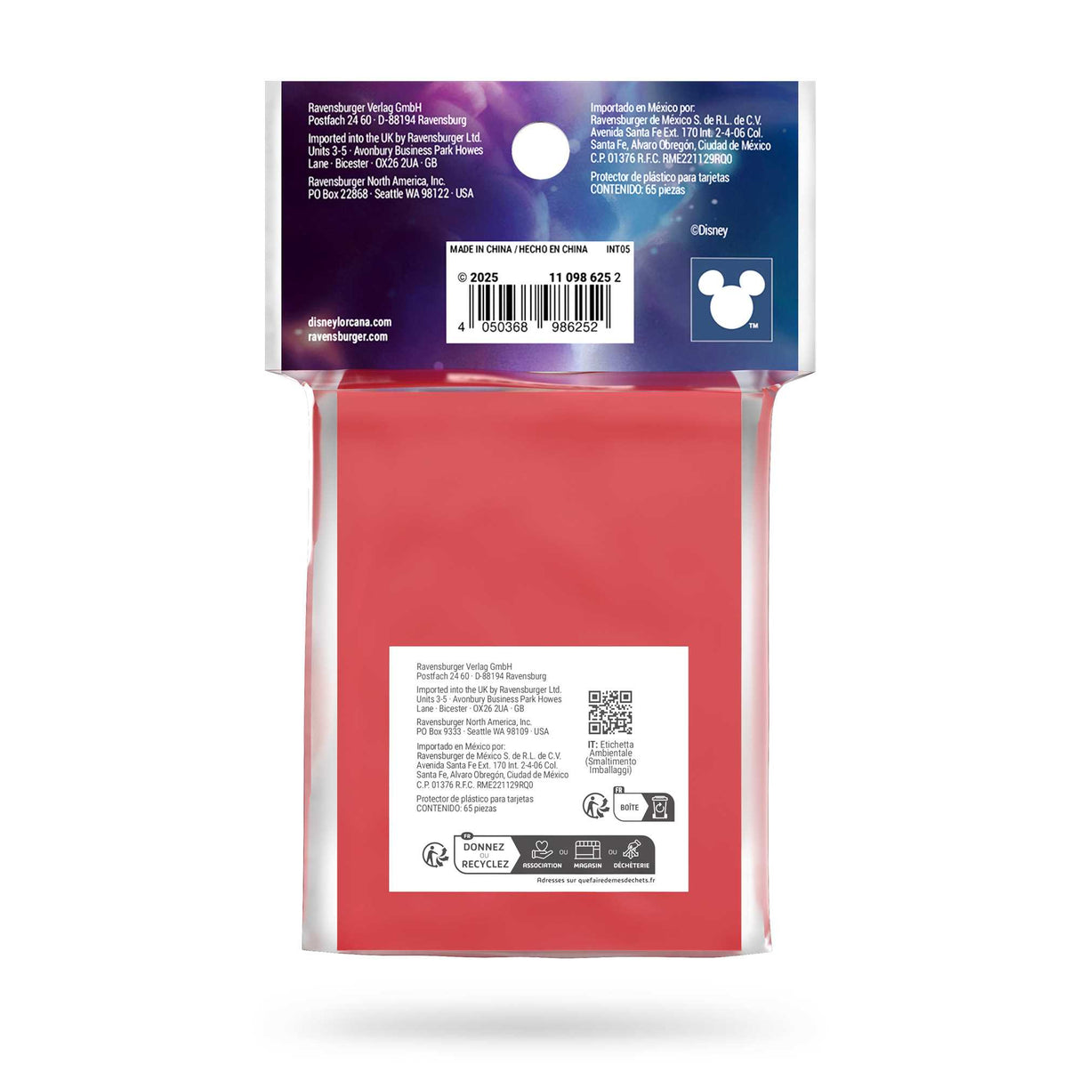 Disney Lorcana TCG - Card Sleeve Pack (65 ctn.) - Goofy - Set 9