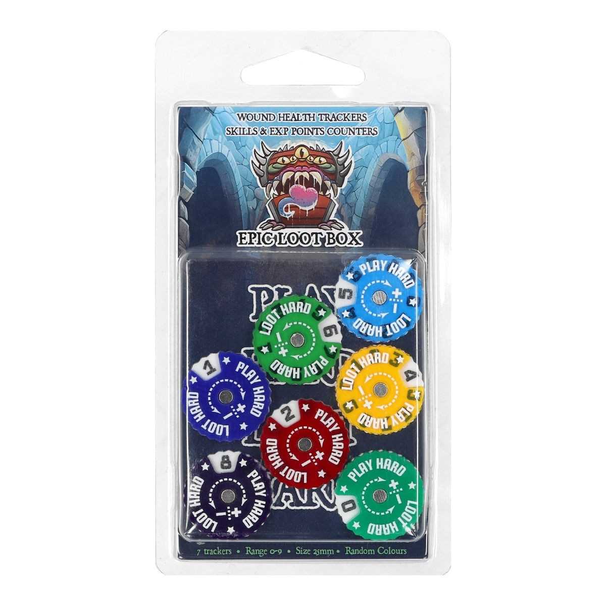 Epic Loot Box: Tracker 25mm, 0-9 Random Colours 7 Pack