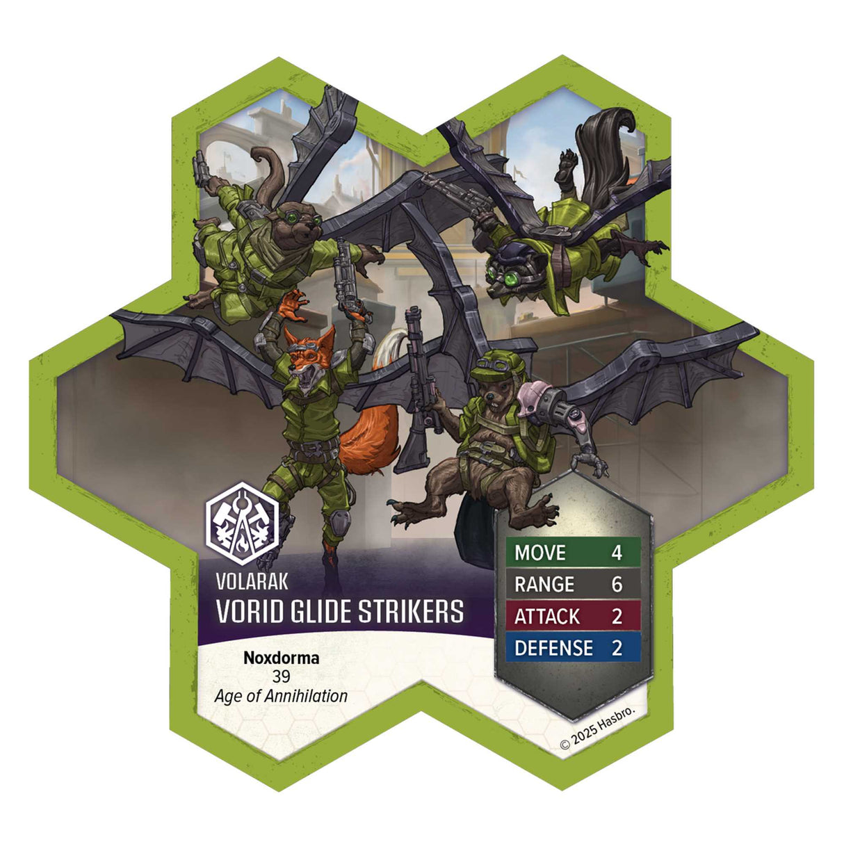 Heroscape: Rising Tide - Wing Commander Tuck Harrigan and Vorid Glidestrikers Army Expansion
